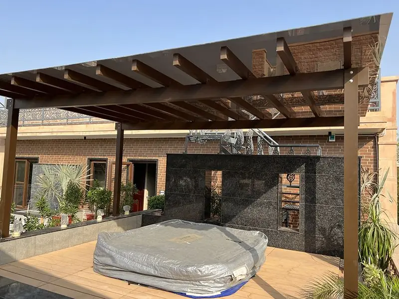 Airy Scapes Outdoor Structures installation