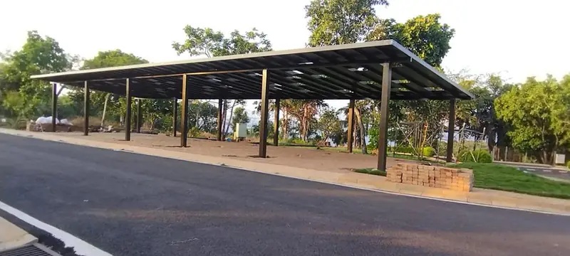 Airy Scapes Outdoor Structures installation