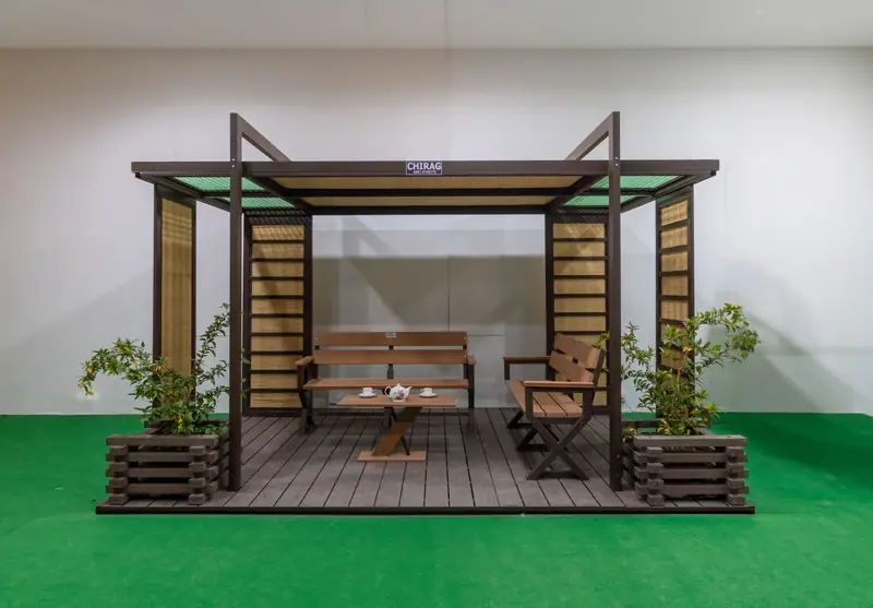 Airy Scapes Outdoor Structures installation