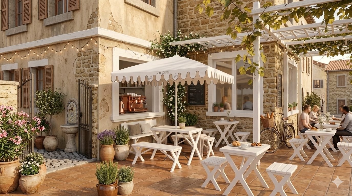 Airy Scapes composite outdoor structure